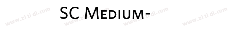 苹方字体下载 SC Medium字体转换